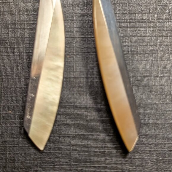 Sterling Silver Mother Of Pearl Earrings - Picture 3 of 4